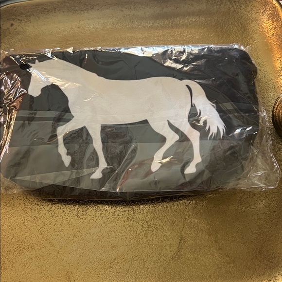 Horse Lover Makeup Bag Other - # 0789+ Unisex Elegant Horse Design Phone Case 13 MAC Pro - Black/ White Bag